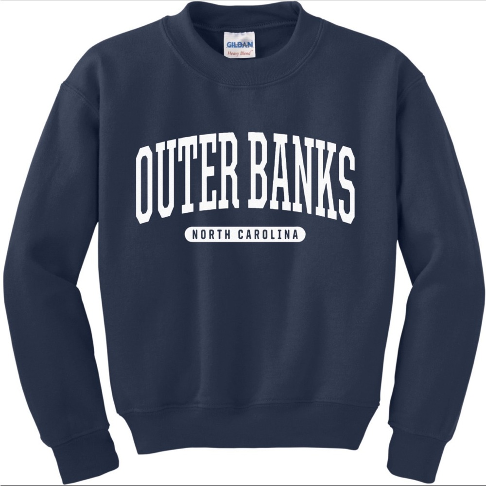Outer Banks, NC Navy Unisex Sweater
